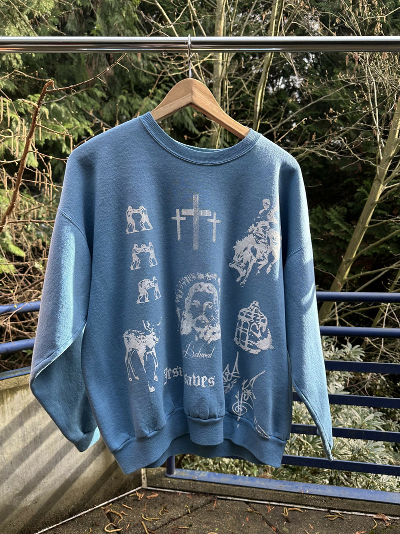 Blue 4/21 Crewneck